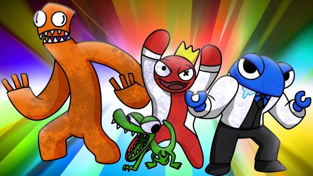 蓝色朋友变成红色朋友了，彩虹液体竟让彩虹朋友们互换颜色_腾讯视频