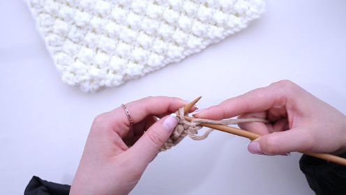 菠萝花围巾编织视频教程