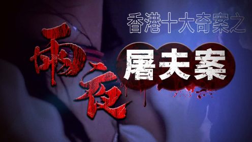 第02集 香港十大奇案，几分钟看完震惊香港的雨夜屠夫案！
