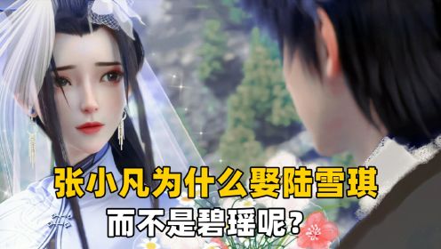 诛仙：张小凡为什么娶陆雪琪？而不是碧瑶呢？