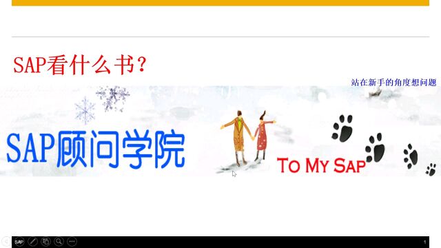 SAP新手应该看什么书?