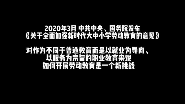 职校生喜欢什么样的劳动教育课