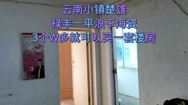 云南小镇楚雄禄丰一平浪干海资3个W多就可以买一套楼房