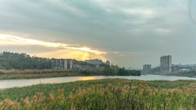 韶关市乐昌市坪石镇钟家村风景(延时摄影)