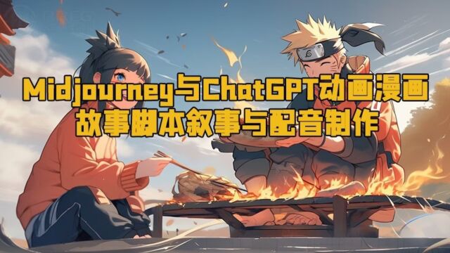 Midjourney与ChatGPT动画漫画故事脚本叙事与配音制作视频教程 RRCG