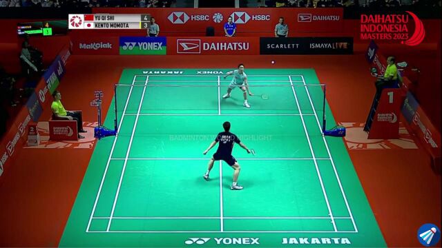 Shi Yu Qi vs Kento Momota l R 32 l DAIHATSU INDONESIA MASTERS 2023