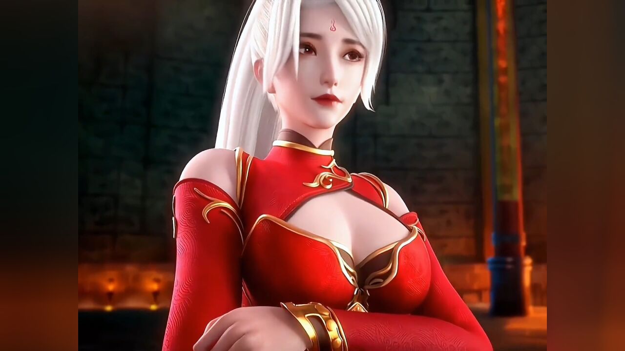 国漫女神!火焰女神新模型更加青春诱人了