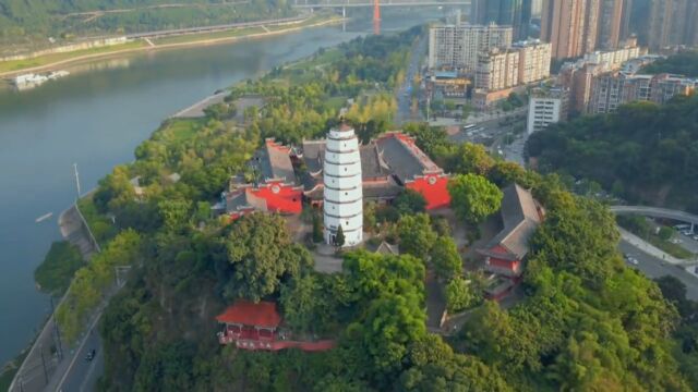 四川达州千年古刹朝阳寺气势雄伟,相传是当年鲁班大师所修建!