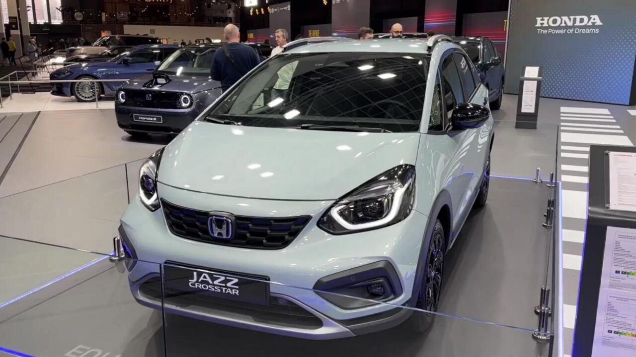 全方位实拍2023款本田jazz(飞度) crosstar,深度体验2023款本田jazz