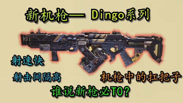 轻机枪扛把子?新武器Dingo系列!