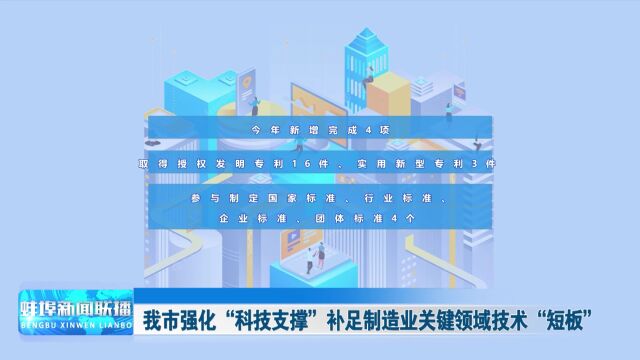 我市强化“科技支撑”补足制造业关键领域技术“短板”