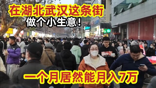 武汉这条街环境一般,但是在此开店的老板,基本都能月入5万以上