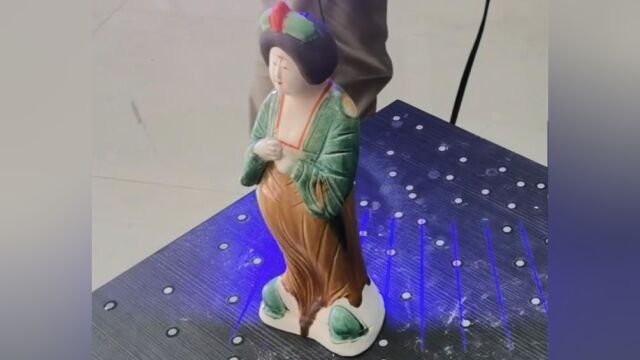 激光3D扫描仕女图三维数字化及彩色3D打印服务解决方案