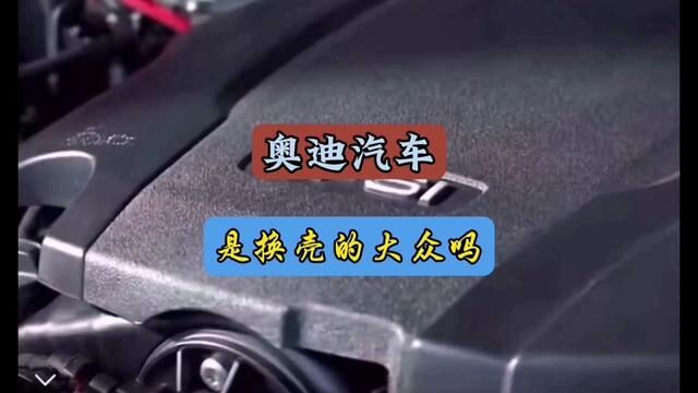 奥迪属于换壳的大众吗?#每天一个用车知识