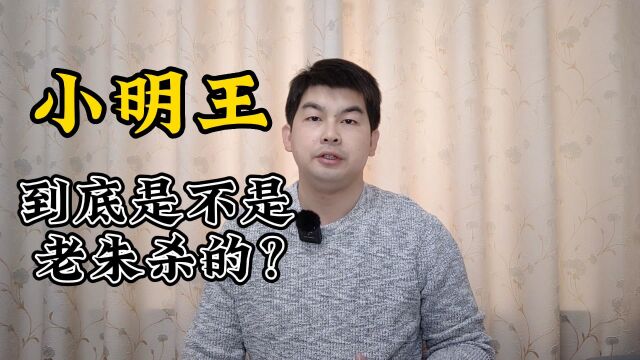 小明王韩林儿到底是不是老朱杀的?