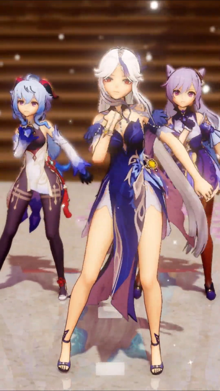 原神mmd:凝光,刻晴,甘雨的舞蹈