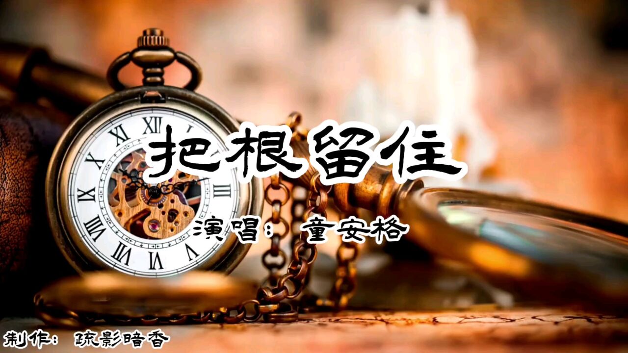 金典歌曲《把根留住》—童安格