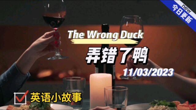 【英语小故事】2023/3/11 The Wrong Duck 弄错了鸭