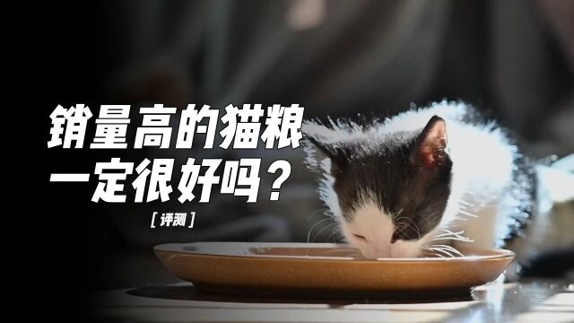 高销量的猫粮,一定是好猫粮吗?测评三款热门猫粮