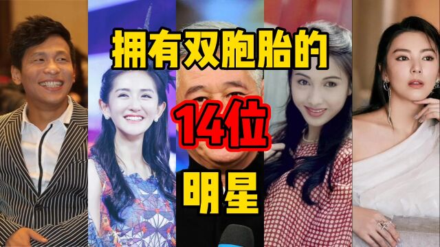 拥有双胞胎的14位明星