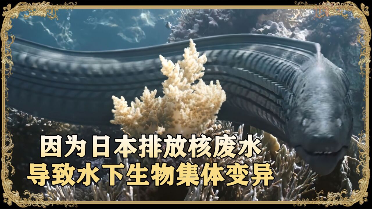 日本排放核废水,导致水下生物集体变异 第2/3集