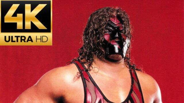 WWE超清4K怀旧经典名人堂红魔Kane凯恩2000年出场音乐mv