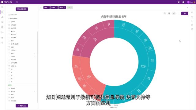 数据可视化实践指南:搜索展示旭日图