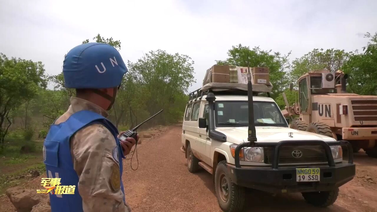 我赴南苏丹(瓦乌)维和工兵分队完成补给线施工任务
