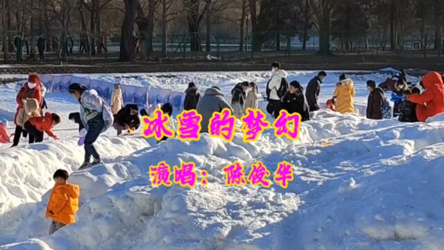 陈俊华演唱的歌曲《冰雪的梦幻》,请欣赏