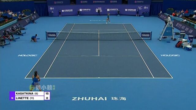 2023WTA珠海超级精英赛RR 卡萨金娜vs里内特