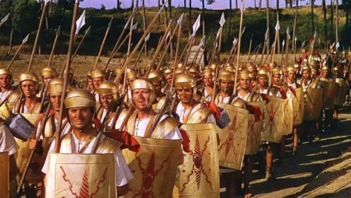 耗资2亿7千万美元的巨制罗马电影，凯撒大帝的罗马军团击败庞培