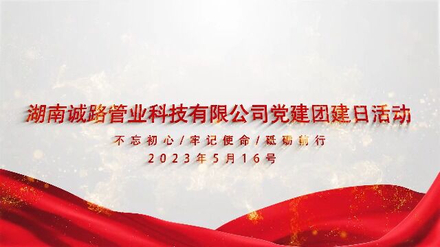 湖南诚路管业科技有限公司党建团建日活动(2023年5月16号)