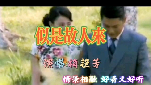 梅艳芳的金曲[似是故人来],加上这对荧幕情侣的虐心恋,好听极了