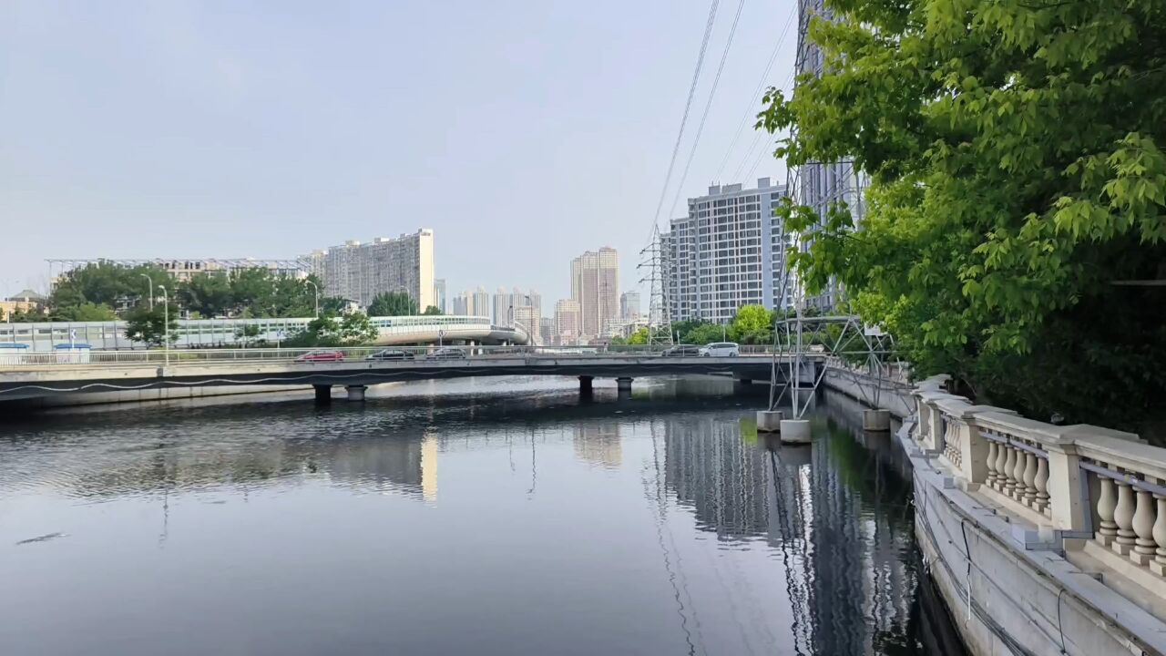大连版塞纳河,马栏河运动公园,景色太美了