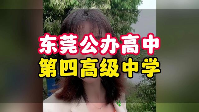 东莞市公办高中第四高级中学#东莞教育#东莞公办学校#怎么上学