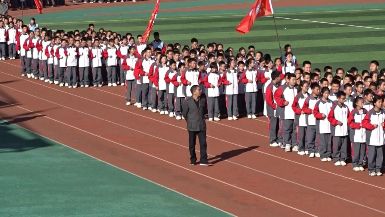 e20231101朔州四中(平朔)初一高一跑操比赛5k(276m)7分