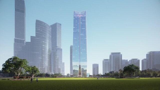 在建方案 | 钻石塔楼:温州市滨江商务区E07地块项目 / Aedas