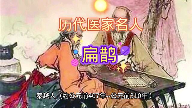 历代医家名人~扁鹊