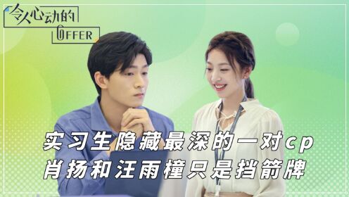 肖扬和汪雨橦只是挡箭牌