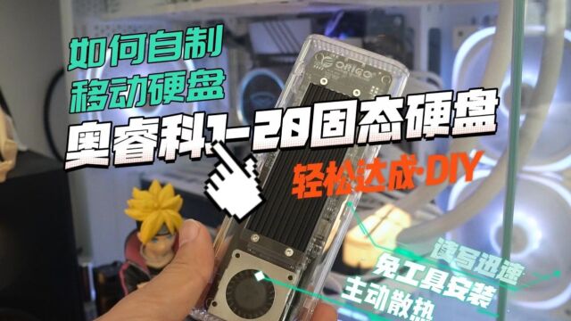 DIY高速冷静的移动固态硬盘有手就行?这套组合了解一下!