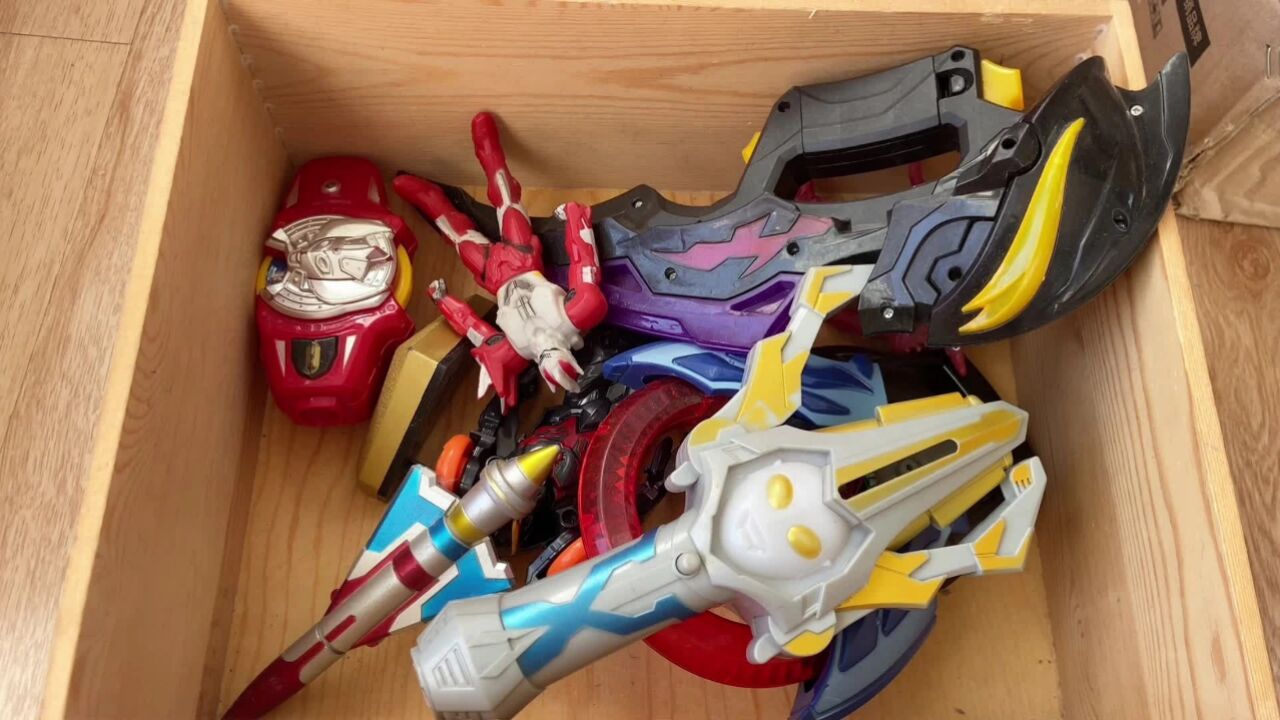 奥特曼武器变身器玩具大合集,银河火花 贝利亚黄昏 赛罗短剑 泰罗手镯