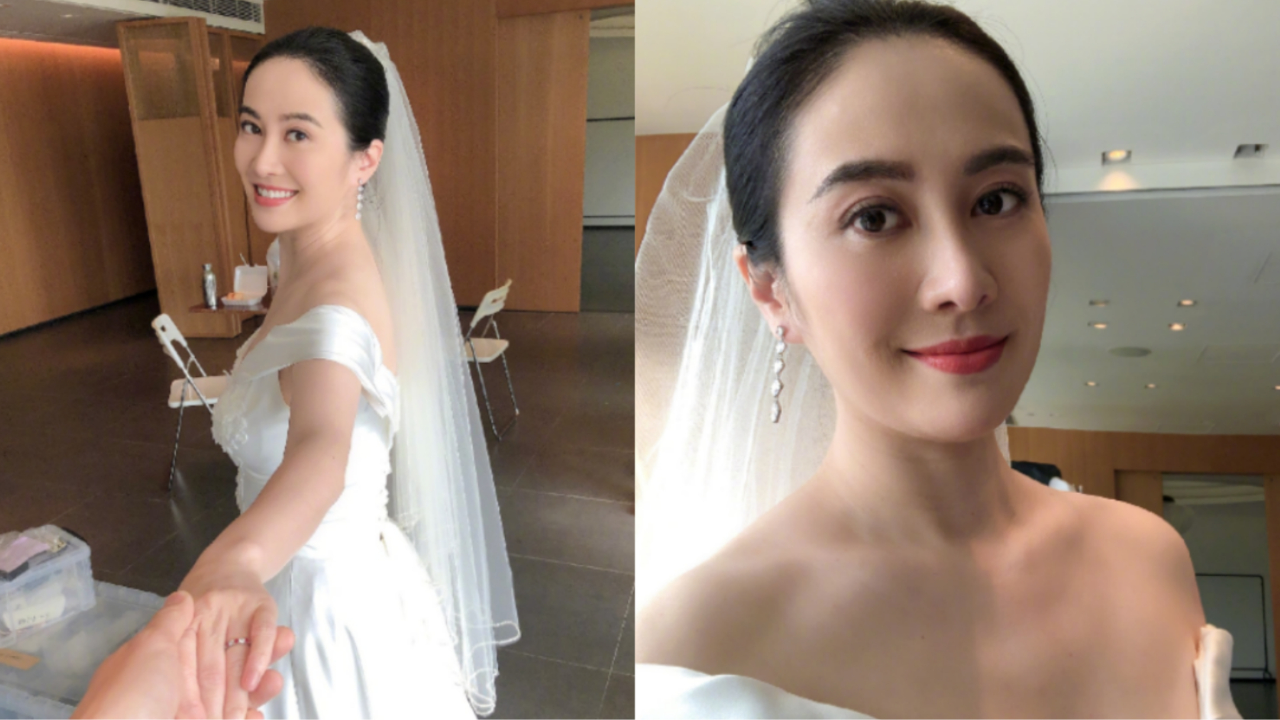 叶璇疑低调举行婚礼,穿婚纱拍照大秀身材,和男友牵手甜蜜表白