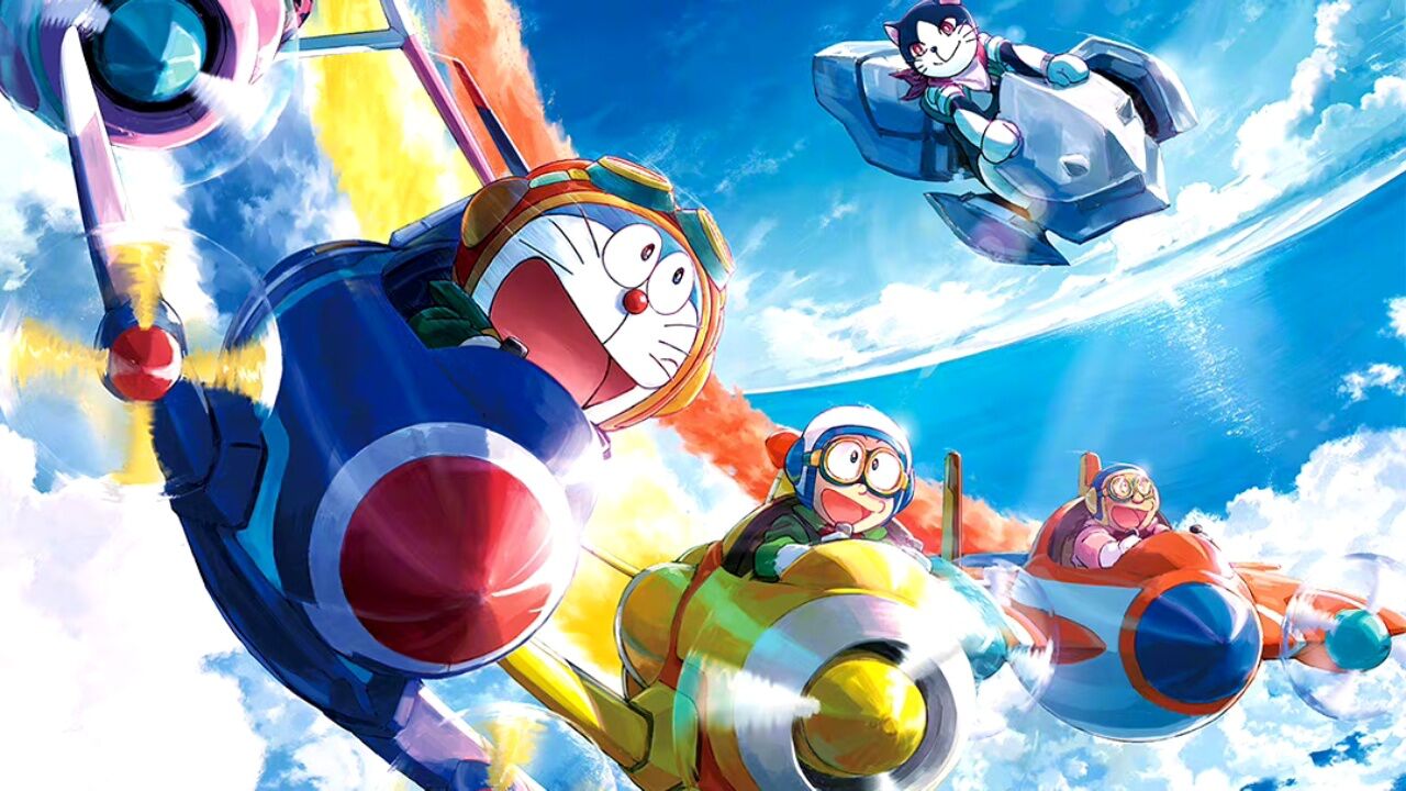 《哆啦a梦》大雄哆啦a梦叫上静香胖虎和小夫,开启寻找"天堂"冒险之旅