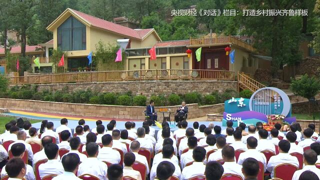 央视《对话》主持人陈伟鸿点赞山东:打造乡村振兴齐鲁样板 山东的经验和做法值得全国借鉴