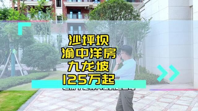 沙坪坝 渝中 九龙坡三区交汇120几万的预算闭眼入