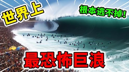 世界上最恐怖的10次巨浪袭击！230000人直接被吞没！