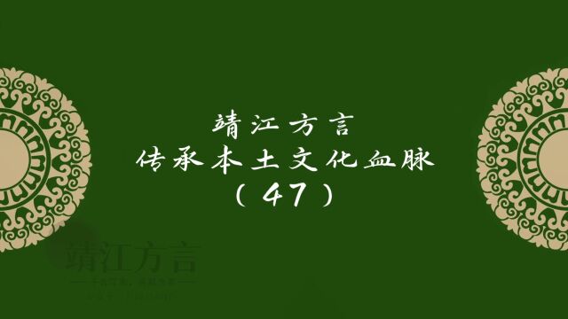 靖江方言传承本土文化血脉(47)