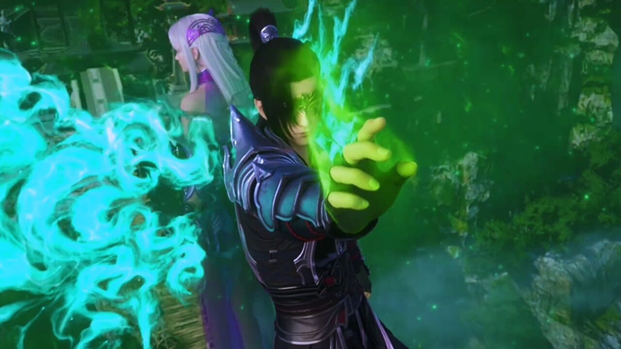 萧炎关键时刻护住小医仙