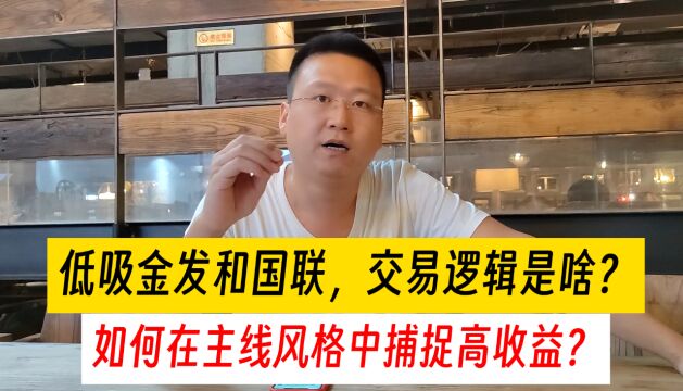 低吸金发和国联,交易逻辑是啥?如何在主线风格中捕捉高收益?