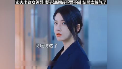 丈夫出轨女领导，妻子的做法绝了 #婚姻的两种猜想TV版